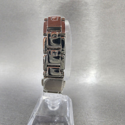 Seiko ALBA Ingenu Tank Watch Women 17mm MOP Dial Silver Tone Rectangle New Batt7