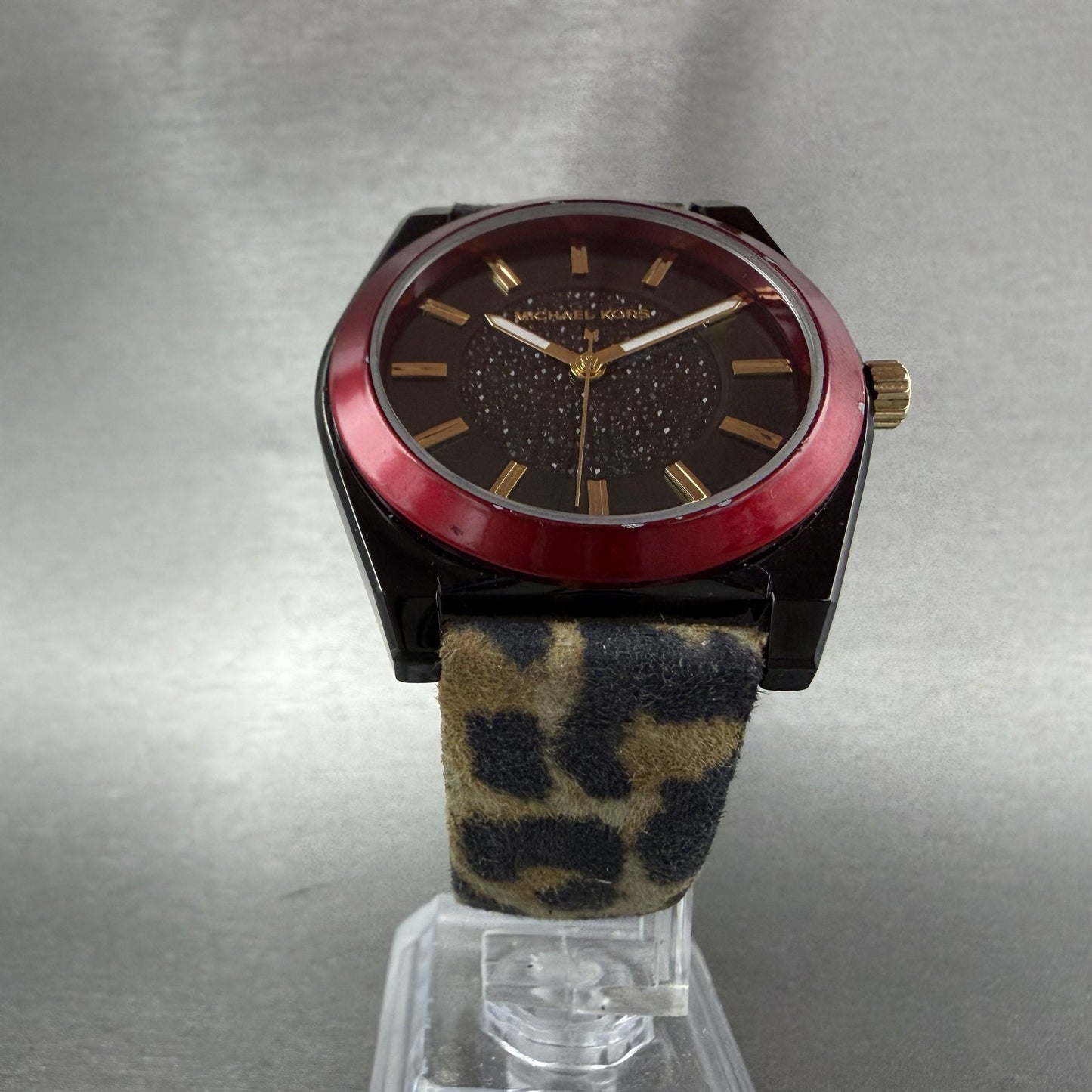 Michael Kors Channing Watch Women 40mm Black Dial Black Tone Round MK2855 Newbat5
