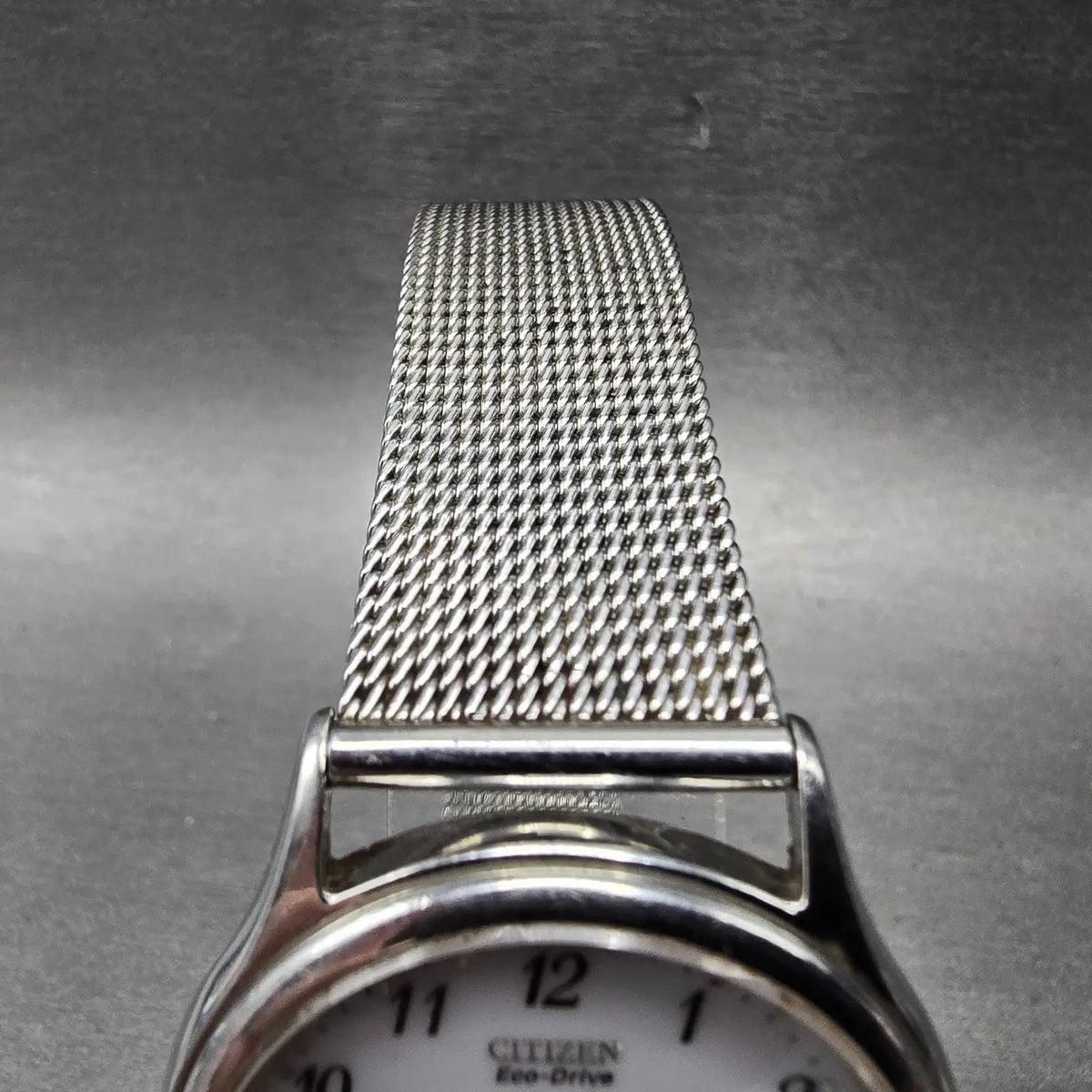 Citizen Eco-Drive Watch Men 34mm White Dial Silver Tone Round E031-K006015 Runs4