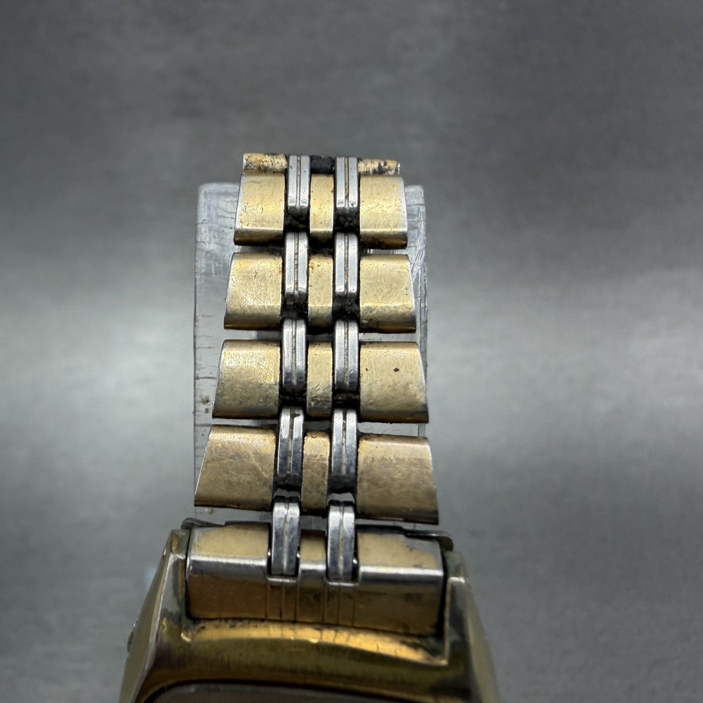 Seiko Digital Watch Women 23mm Two Tone Month Date L012-5039 New Battery4