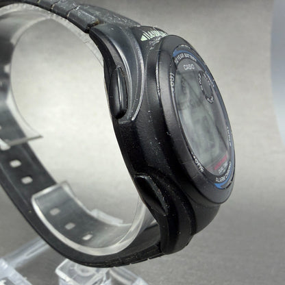 Casio F-200 Watch Men 40mm Digital Black Tone Alarm Chrono Round Works Dual Time3