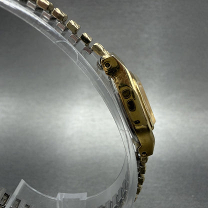 Citizen CQ Watch Women 16mm Champagne Dial Gold Tone 3220891422 New Battery3