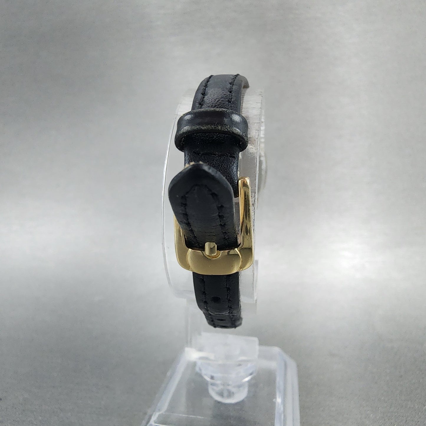 Citizen CQ Tank Watch Women 17mm Black Dial Gold Tone 3220893476 New Battery7