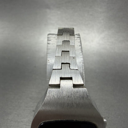 Hamilton Red Led Watch Women 24mm Digital Silver Tone Oval 992976 PARTS5