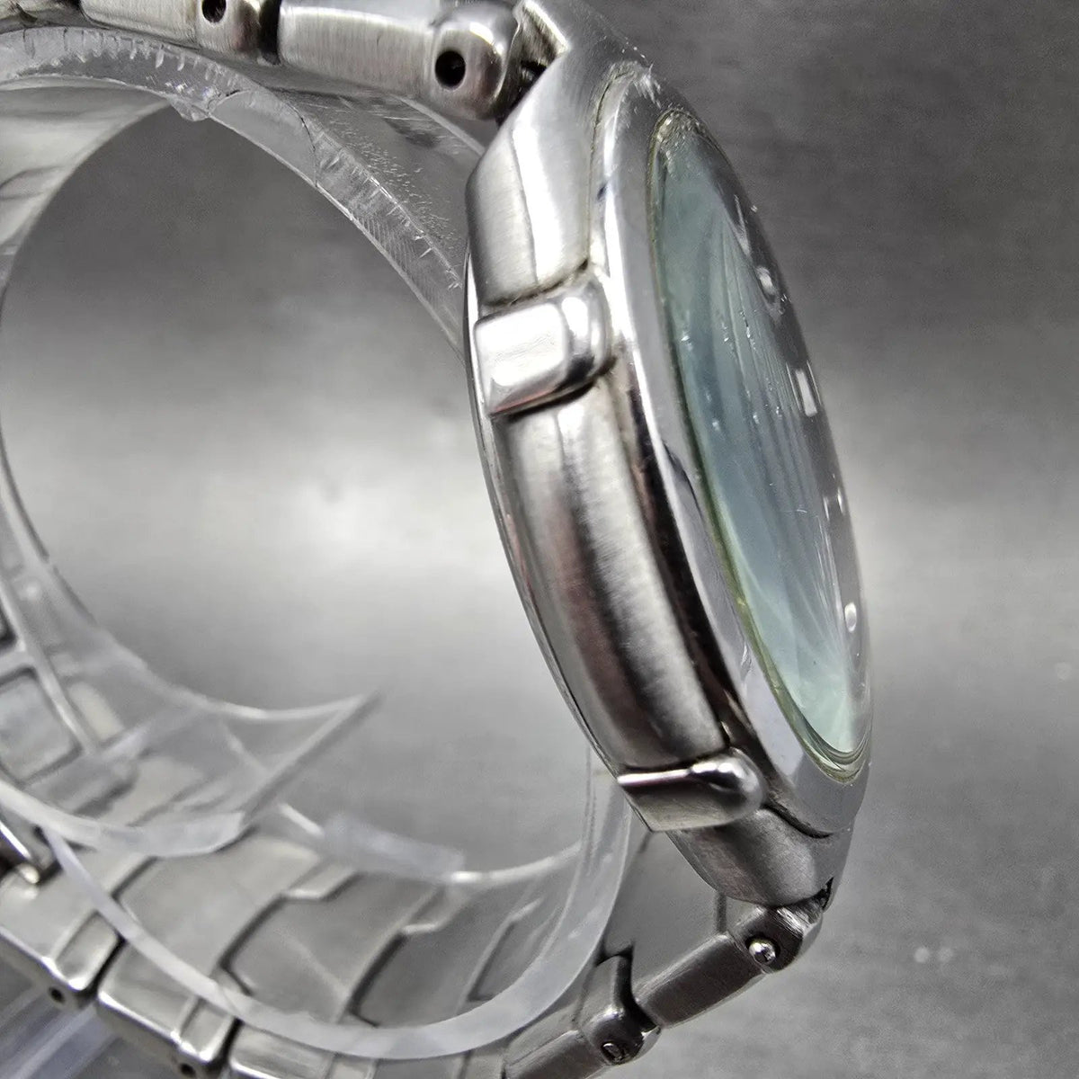 Citizen Elegance Watch Men 34mm Black Dial Silver Tone Date 1112-S66146 PARTS4
