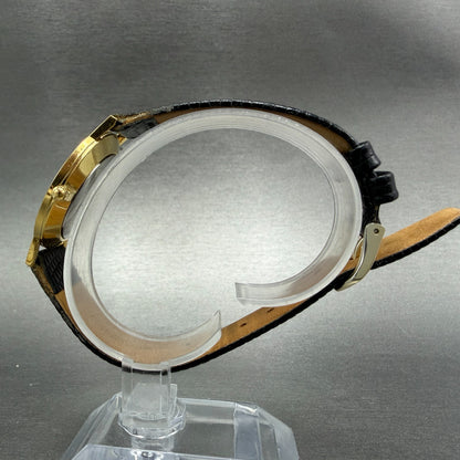 Movado Museum Watch Men 31mm Black Dial Gold Tone Round 87.45.882 PARTS7