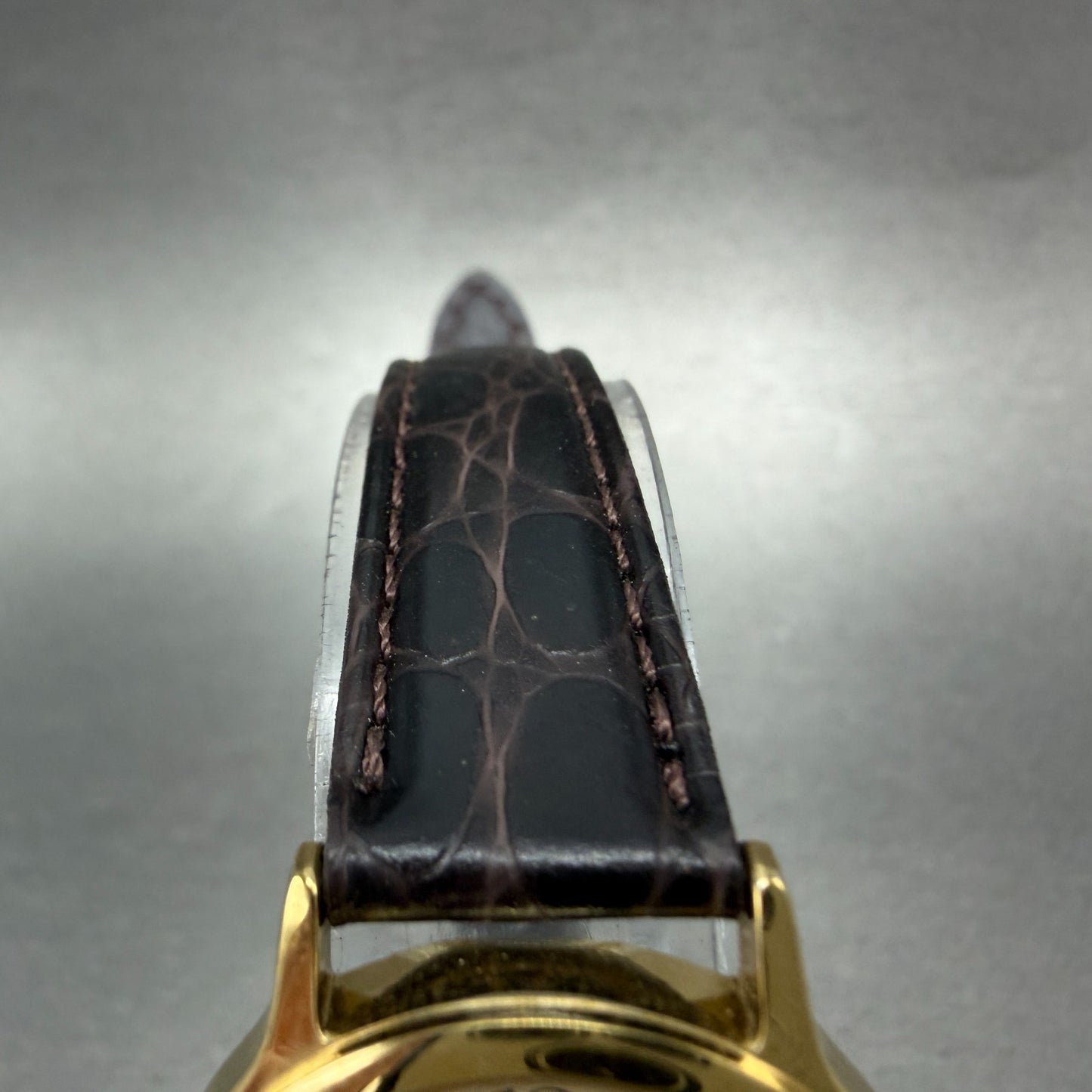 Seiko Alba Watch Women 27mm Cream Dial Gold Tone Round Y121-K990 New Battery VTG4
