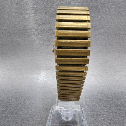 Seiko Watch Men 36mm Champagne Dial Gold Tone Round 7121-8000 New Battery