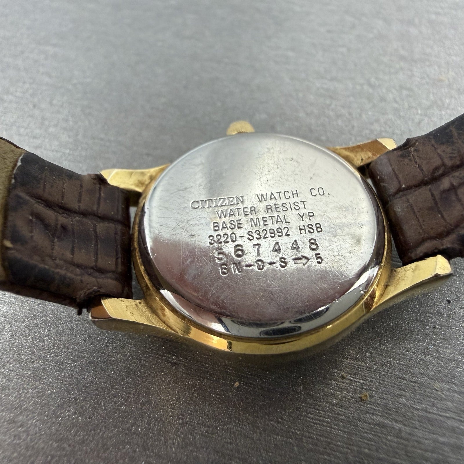 Citizen CQ Watch Women 23mm Champagne Dial Gold Tone Round 3220S32992 New Batt9
