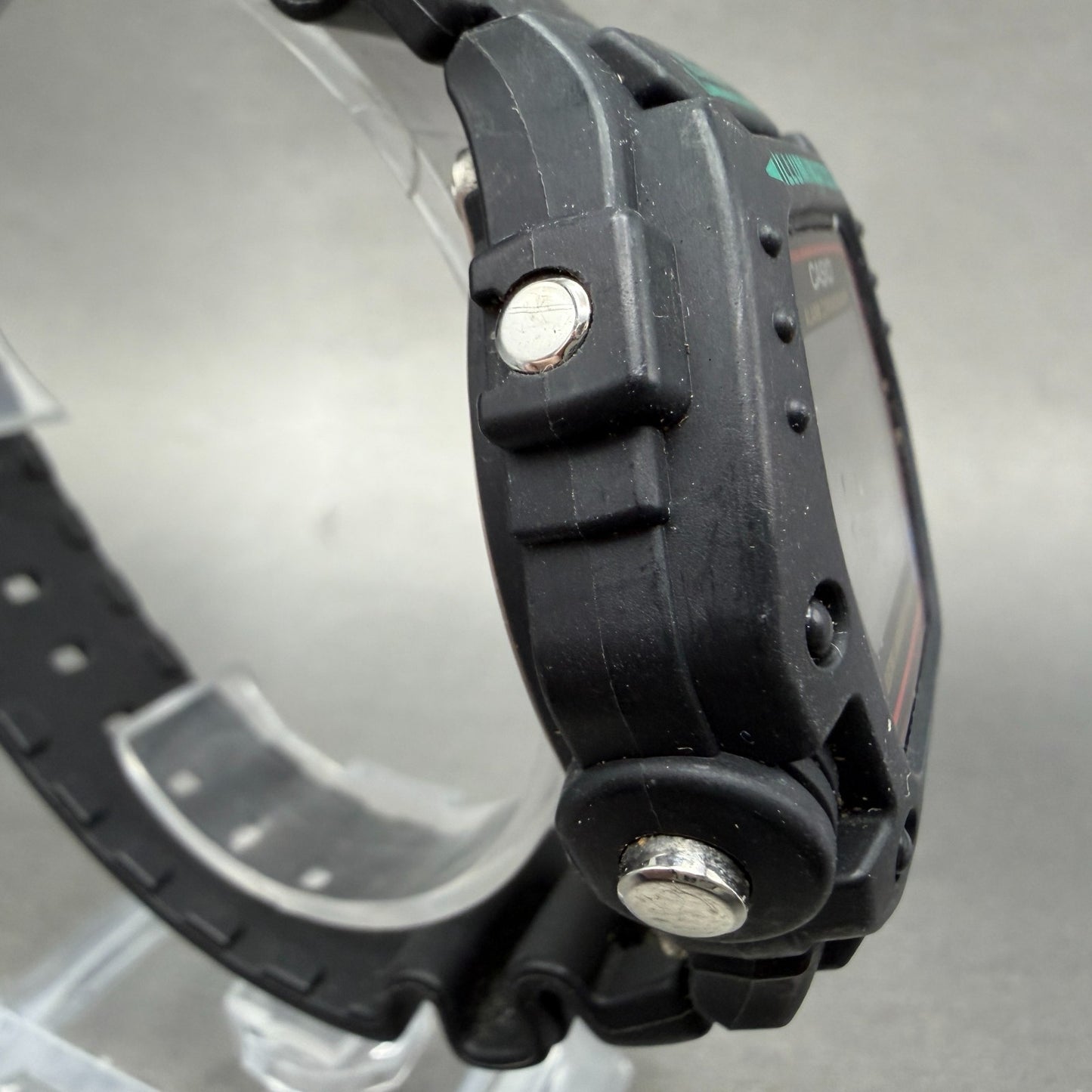 Casio Illuminator DW-290 Watch Men 47mm Black Digital Alarm Chrono New Battery3
