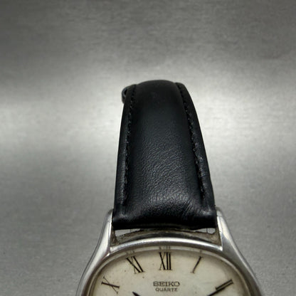 Seiko Watch Men 33mm White Dial Silver Tone Round 6431-5040 New Battery Vintage4