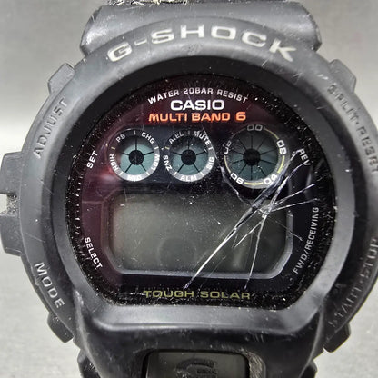 Casio G-Shock GW-6900 Watch Men 51mm Black Alarm Chrono Solar Multi Band 6 PARTS2