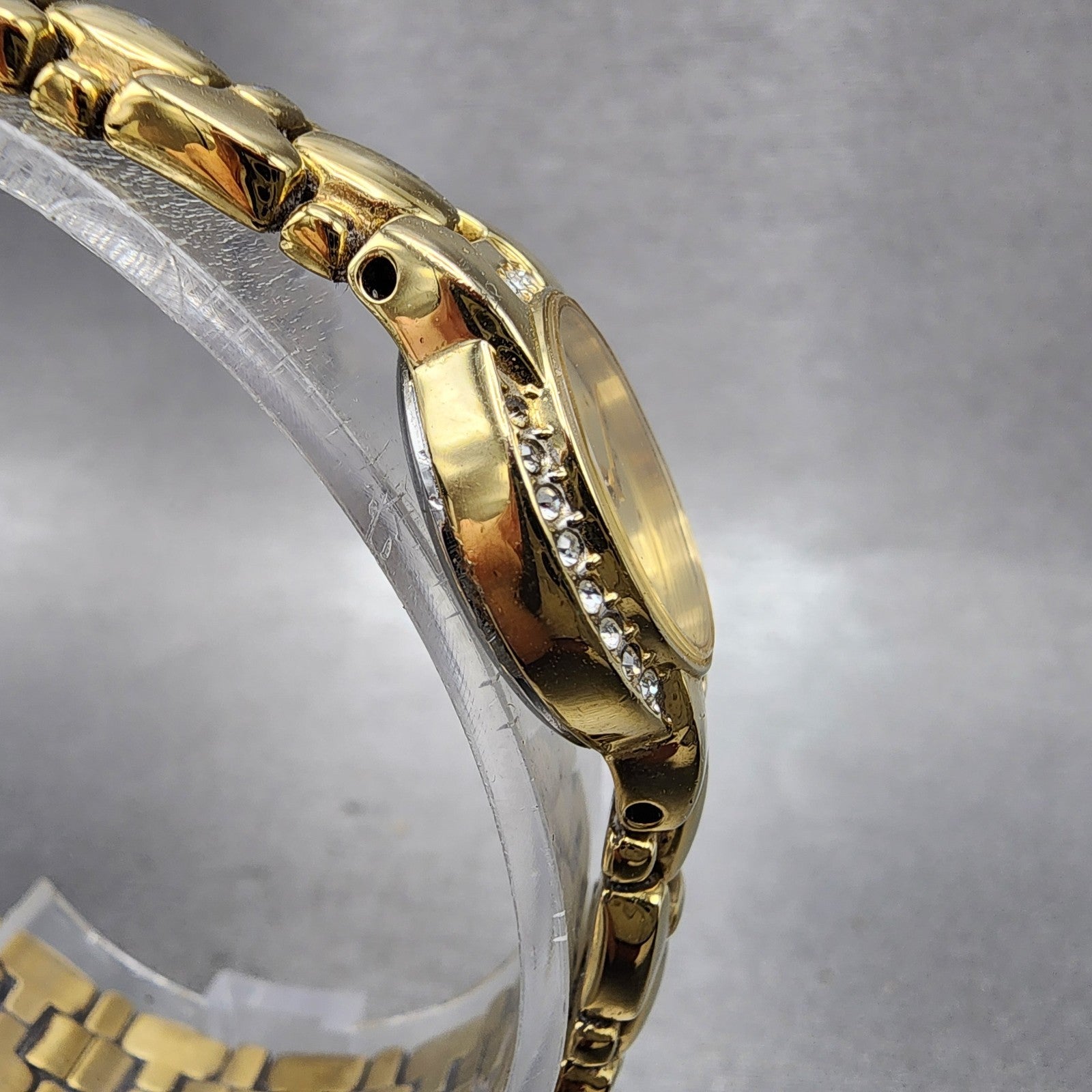 Citizen Watch Women 20mm Champagne Dial Gold Tone 5920S021014 New Battery3