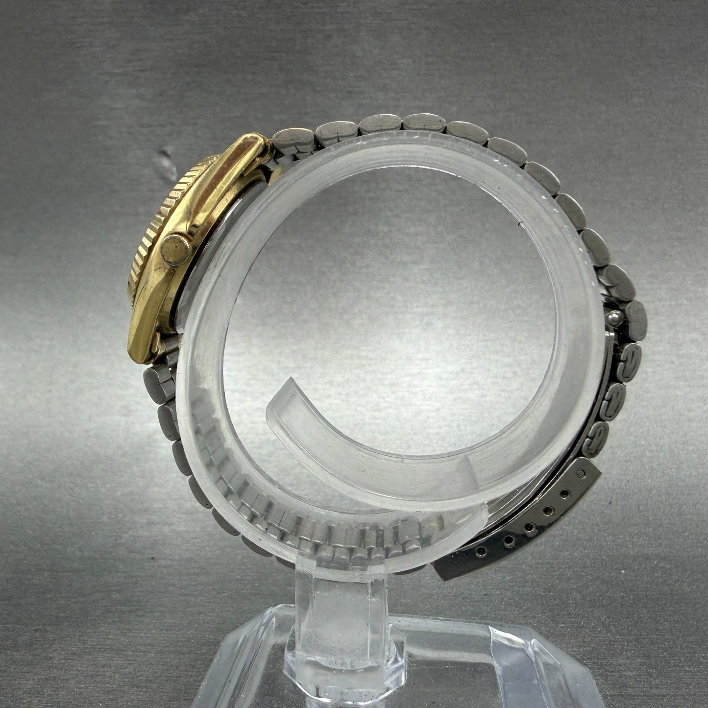 Seiko SQ Watch Women 24mm Champagne Dial Gold Tone Daydate 2a23-0030 New BattLPA6