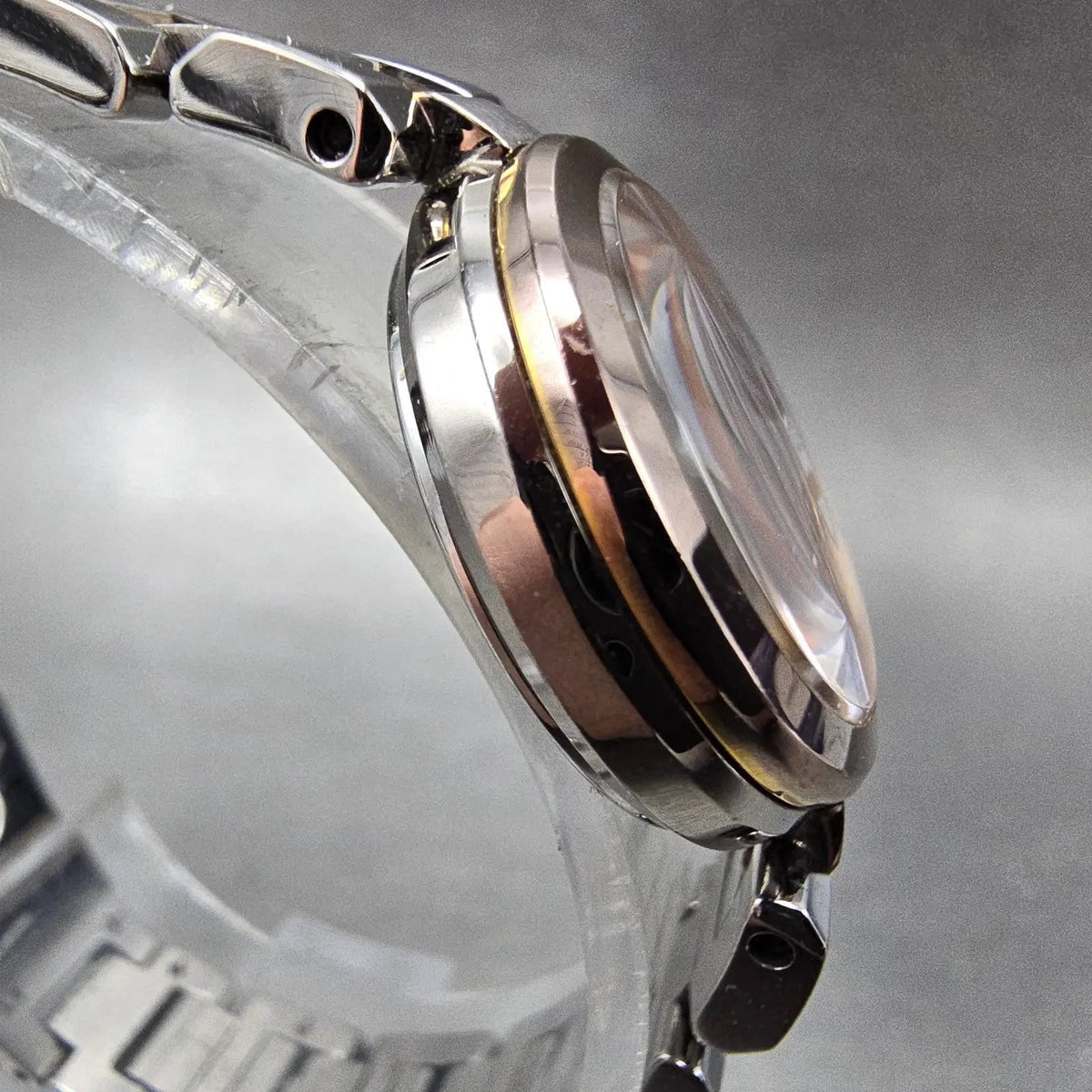 Citizen Eco-Drive Xc Watch Women 24mm White Dial Two Tone Round E031-T0142754