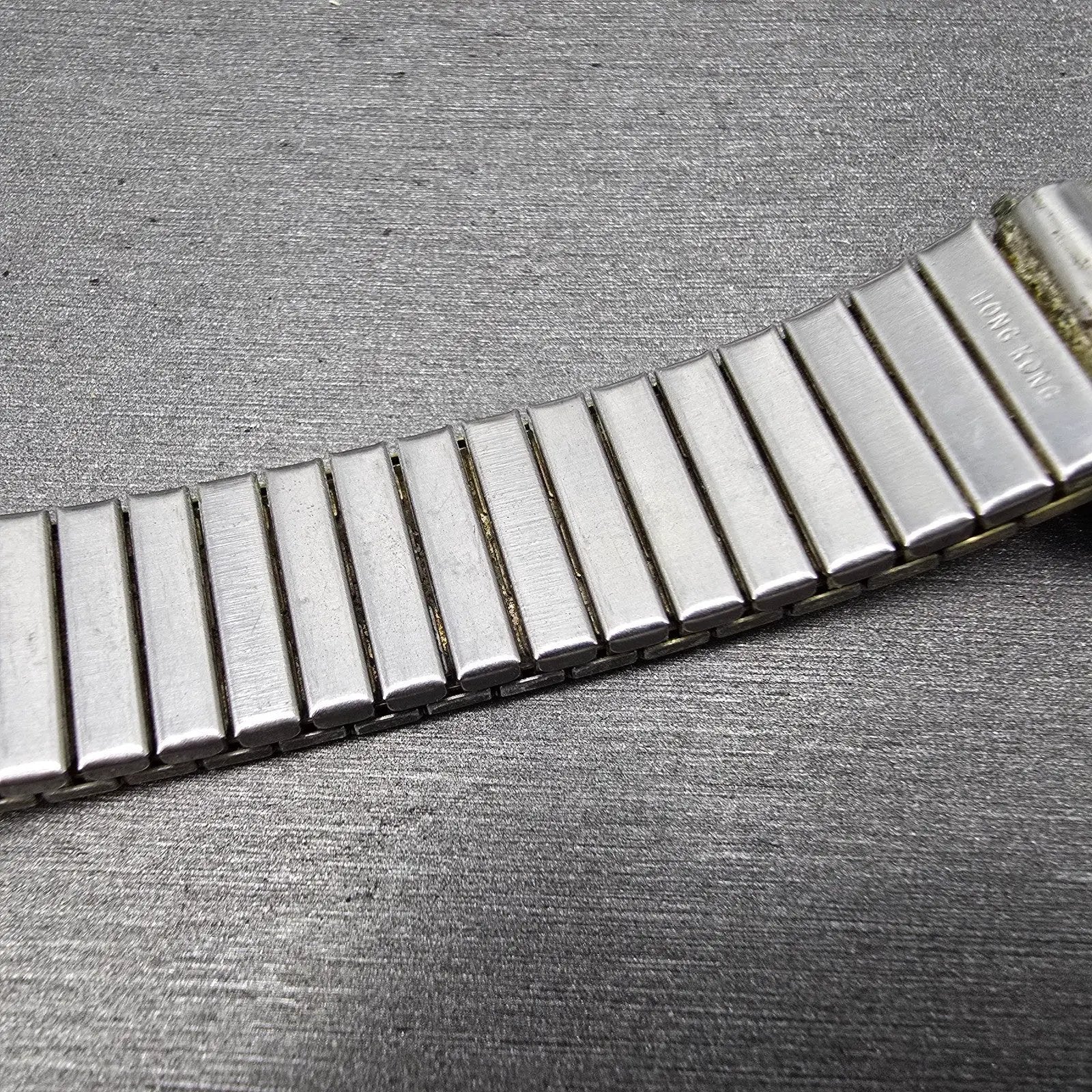 Navajo Watch band tips 18mm 1/20 12K Gold Filled B Red Blue Stones Vintage10