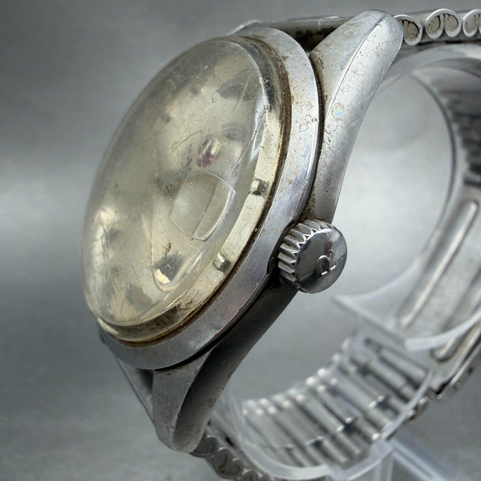 Rado Golden Horse Watch Men 35mm Silver Dial Silver Tone Date Automatic READ!!!!2
