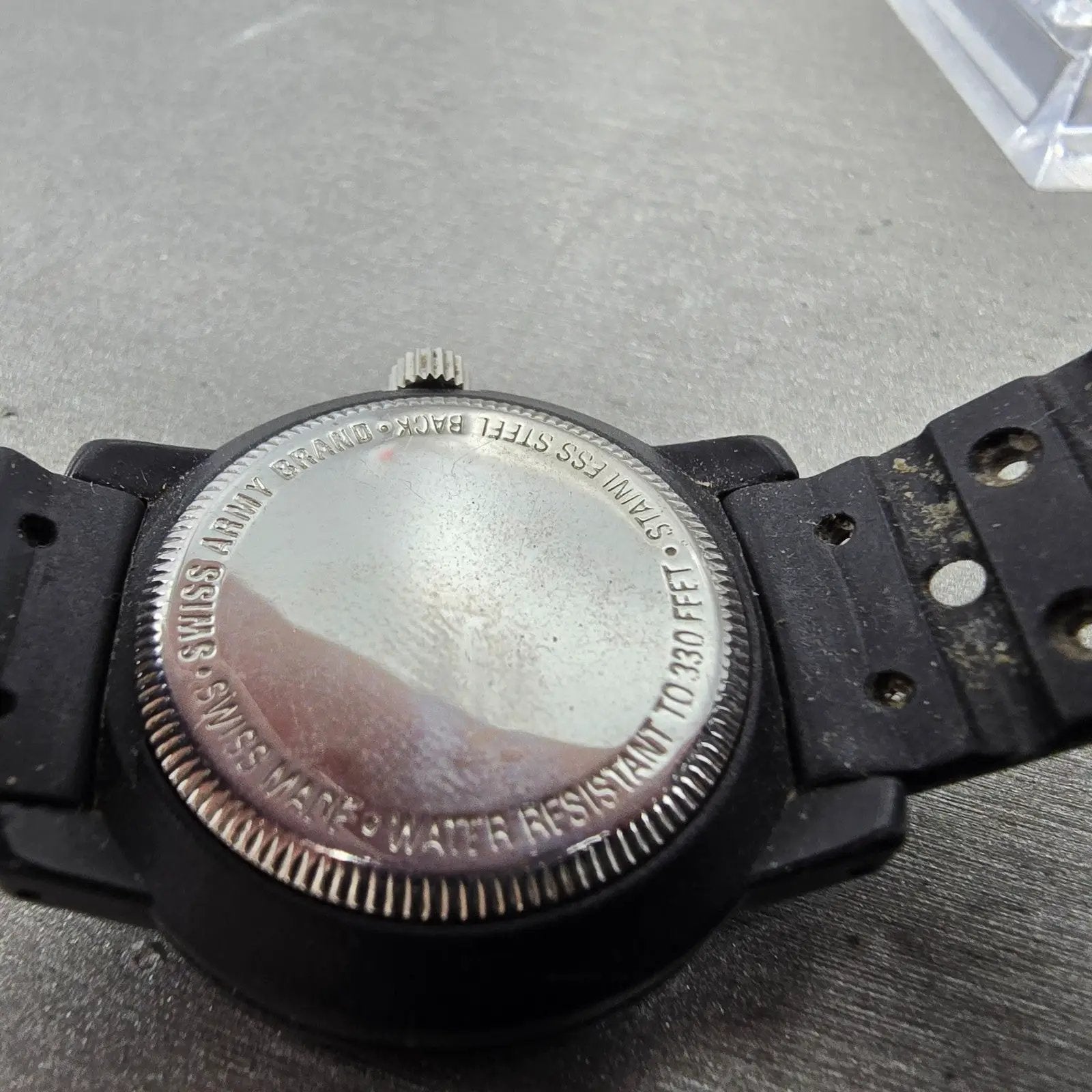 Victorinox Swiss Army Striker Watch Women 31mm Black Dial Black Tone Date PARTS10