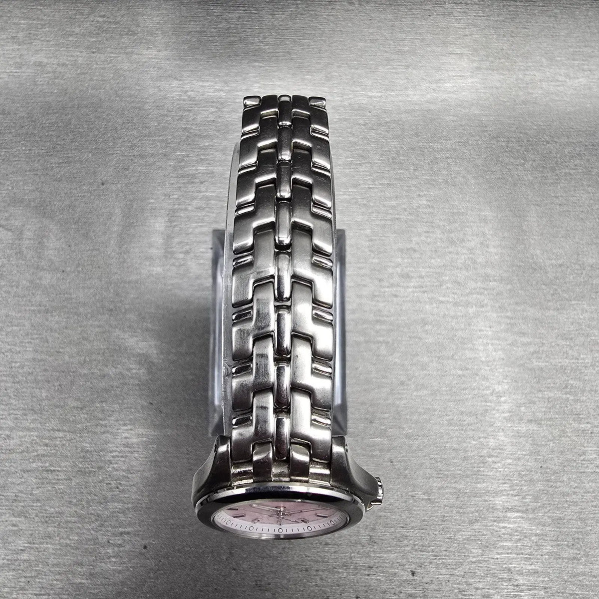 Seiko Watch Women 27mm MOP Dial Silver Tone Date Round 7N82-0FW0 New Battery4