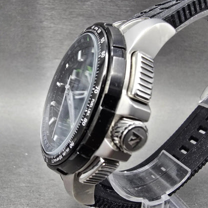 Citizen Skyhawk A-T Watch Men 47mm Black Dial Steel Eco-Drive JY8051-08E Works2