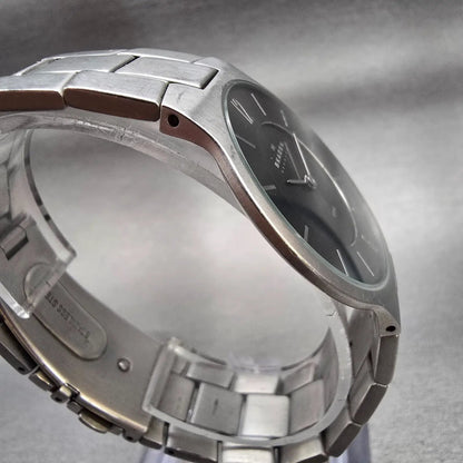 Skagen Watch Men 34mm Gray Dial Silver Tone Round 572LSXM New Battery3