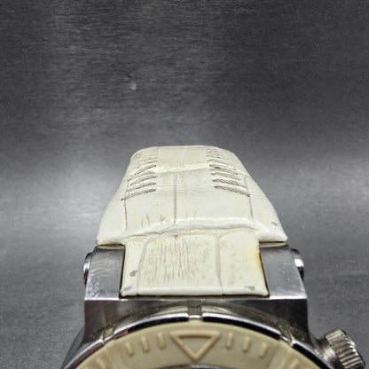 Invicta Reserve Chronograph Dive Watch Men 46mm Silver Dial Steel 10928 New Batt4