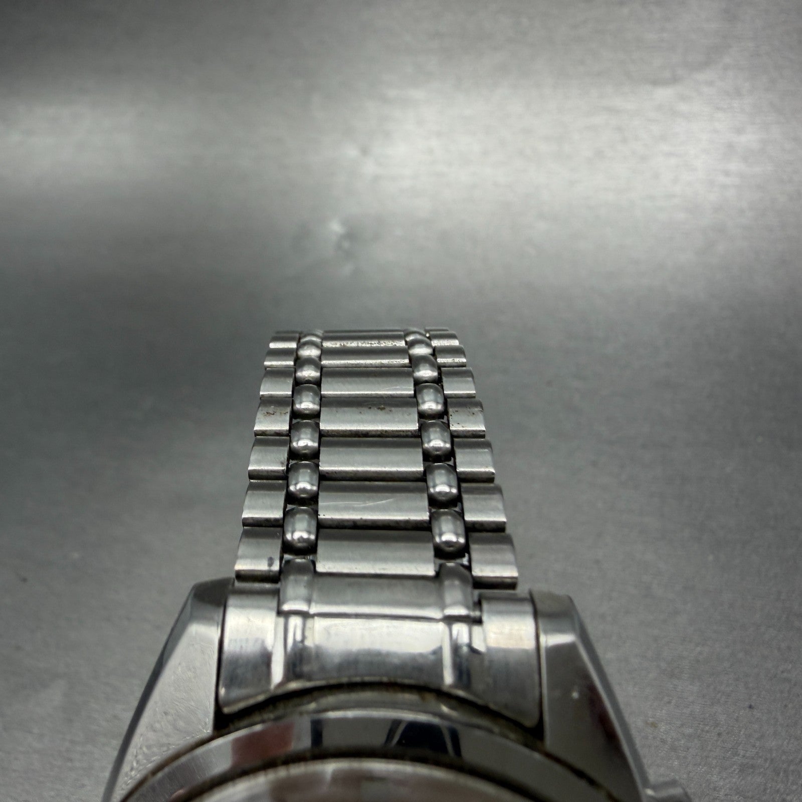 Citizen Alarm Date Watch Men 37mm White Dial Silver Tone Manual Wind 21 J PARTS6