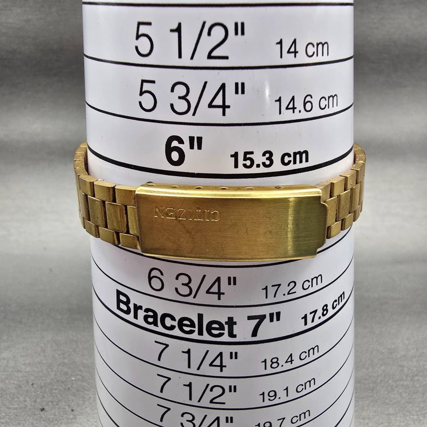 Citizen CQ Watch Women 24mm Silver Dial Gold Tone Date 2010-891252 New Battery9