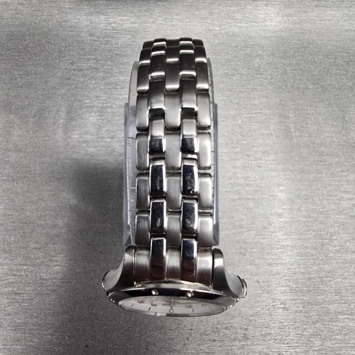 Seiko Watch Women 28mm MOP Dial Silver Tone Date Diamonds 7N82-0GZ0 New Battery4