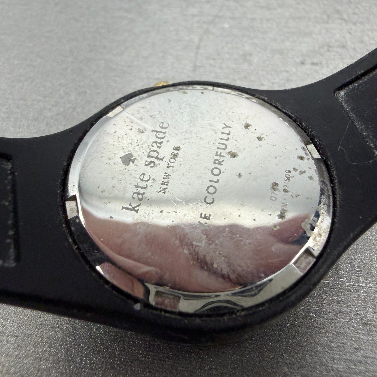 Kate Spade Rumsey Watch Women 31mm White Dial Black Case Round New Battery9