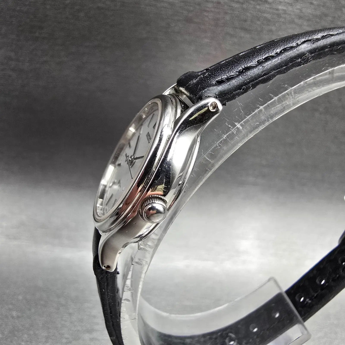 Seiko Watch Women 23mm Silver Dial Silver Tone Round 4N21-0450 New Battery2