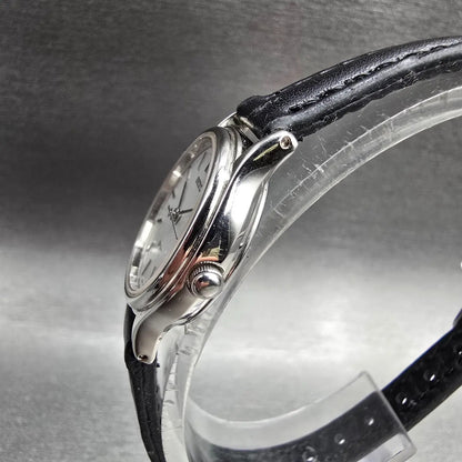 Seiko Watch Women 23mm Silver Dial Silver Tone Round 4N21-0450 New Battery2