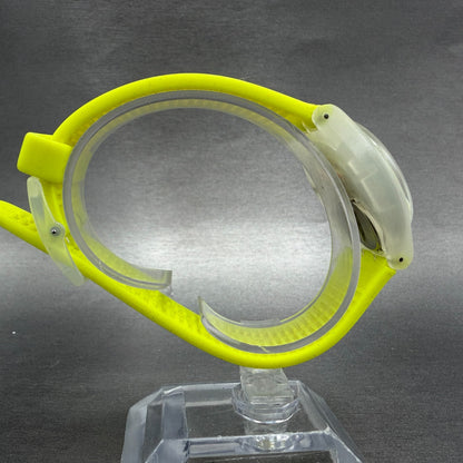 Swatch TRACOLLA Watch Men 34mm Yellow Dial Clear Case Round GK340 New Battery8
