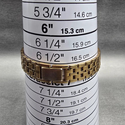 Citizen CQ Watch Women 21mm Black Dial Gold Tone Round 5930-S29762 New Battery9