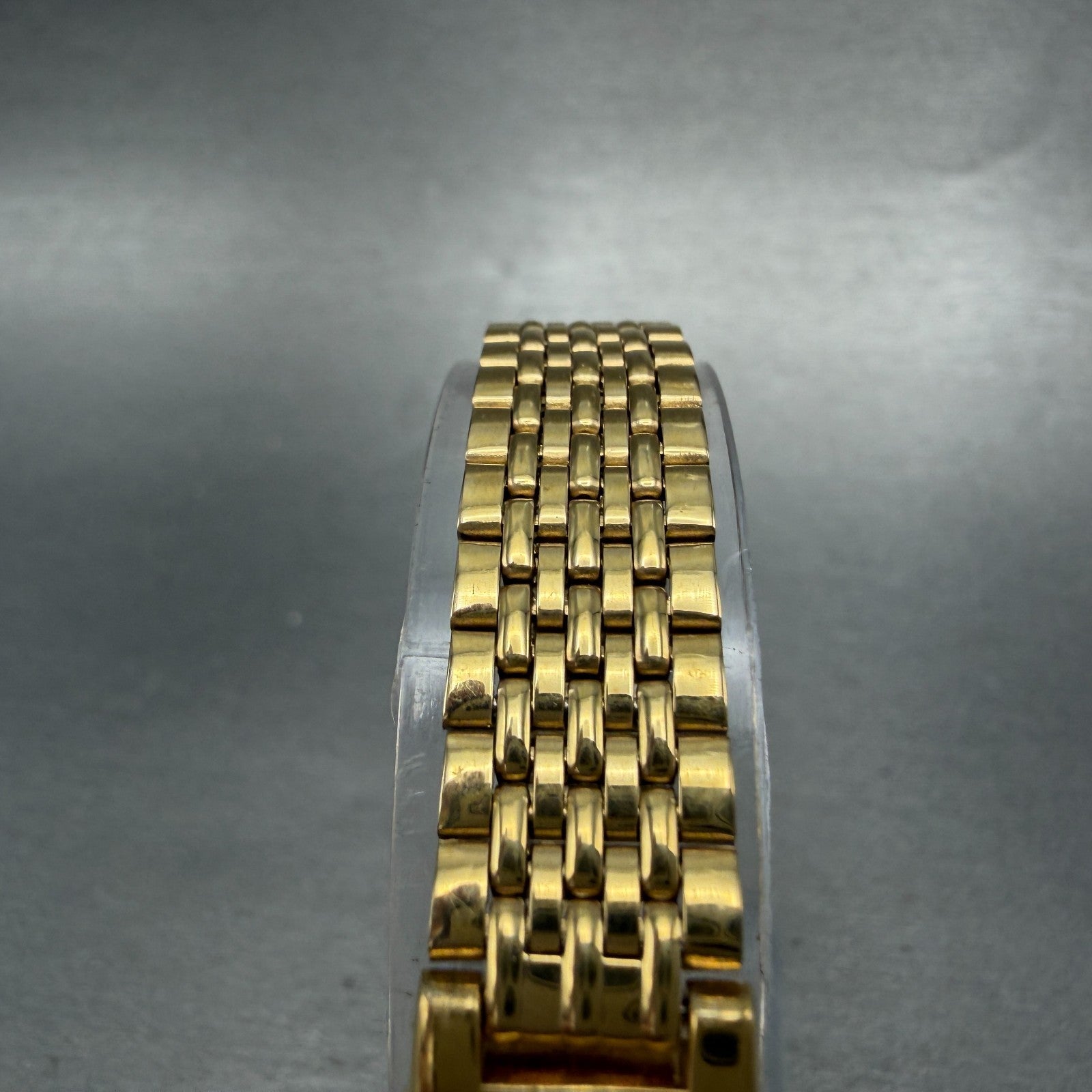 Seiko Watch Women 18mm Black Dial Gold Tone Oval V401-5109 New Battery Vintage4
