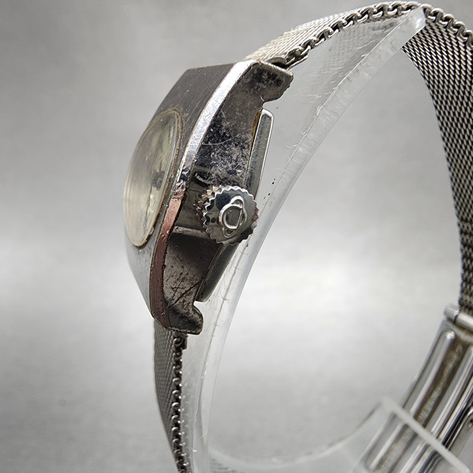 Enicar Star Watch Women 18mm Silver Dial Silver Tone Manual Wind PARTS3