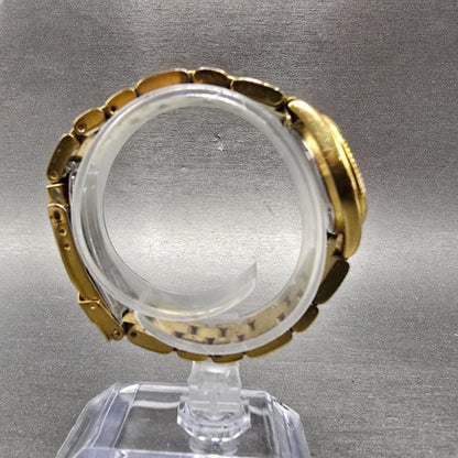 Wittnauer Watch Women 24mm Champagne Dial Gold Tone Date 11P04 New Battery8