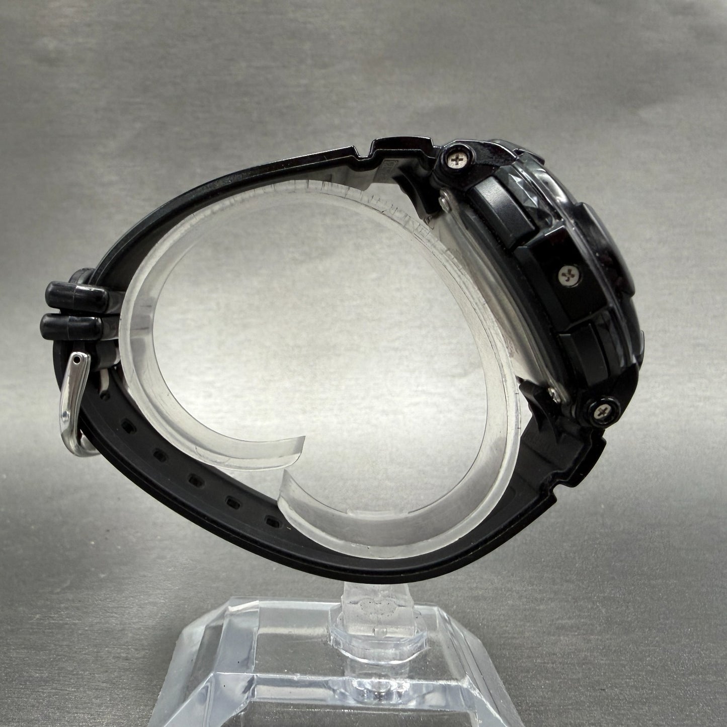 Casio Baby-G Watch Women 43mm Analog Digital Black Dial Black Tone New Battery8