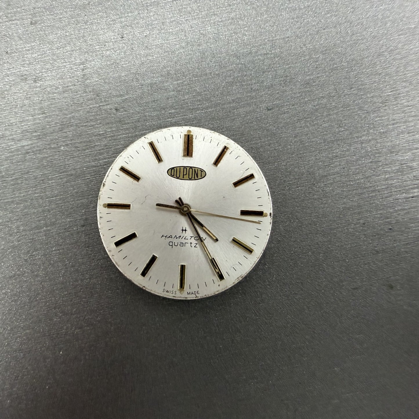Swiss 2T PUW 2501 2531 Spaceline Movenent Round Hamilton Dial Quartz PARTS0