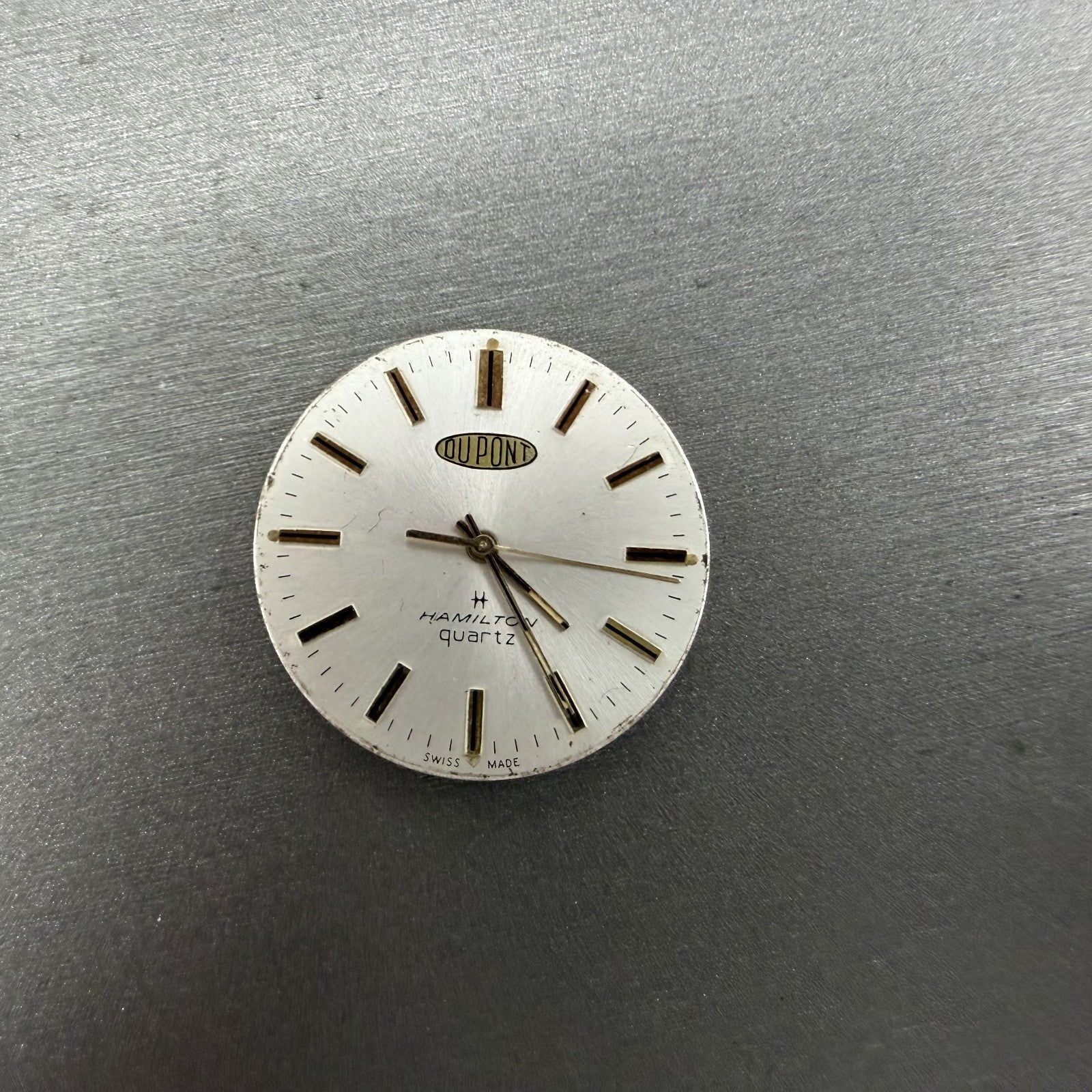 Swiss 2T PUW 2501 2531 Spaceline Movenent Round Hamilton Dial Quartz PARTS0