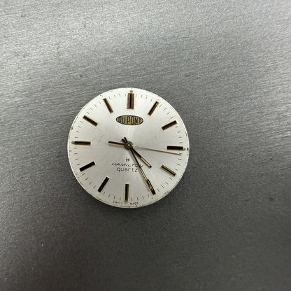 Swiss 2T PUW 2501 2531 Spaceline Movenent Round Hamilton Dial Quartz PARTS0