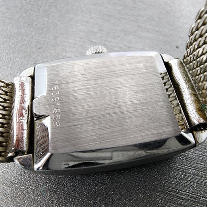 VTG Longines Flagship Watch Women 18mm Silver Dial Steel Rectangle Manual Wind9