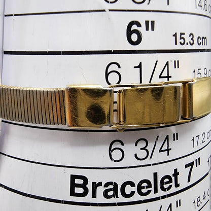 VTG Bulova Watch Women 17mm Cream Dial Gold Tone Round 83390 New Battery