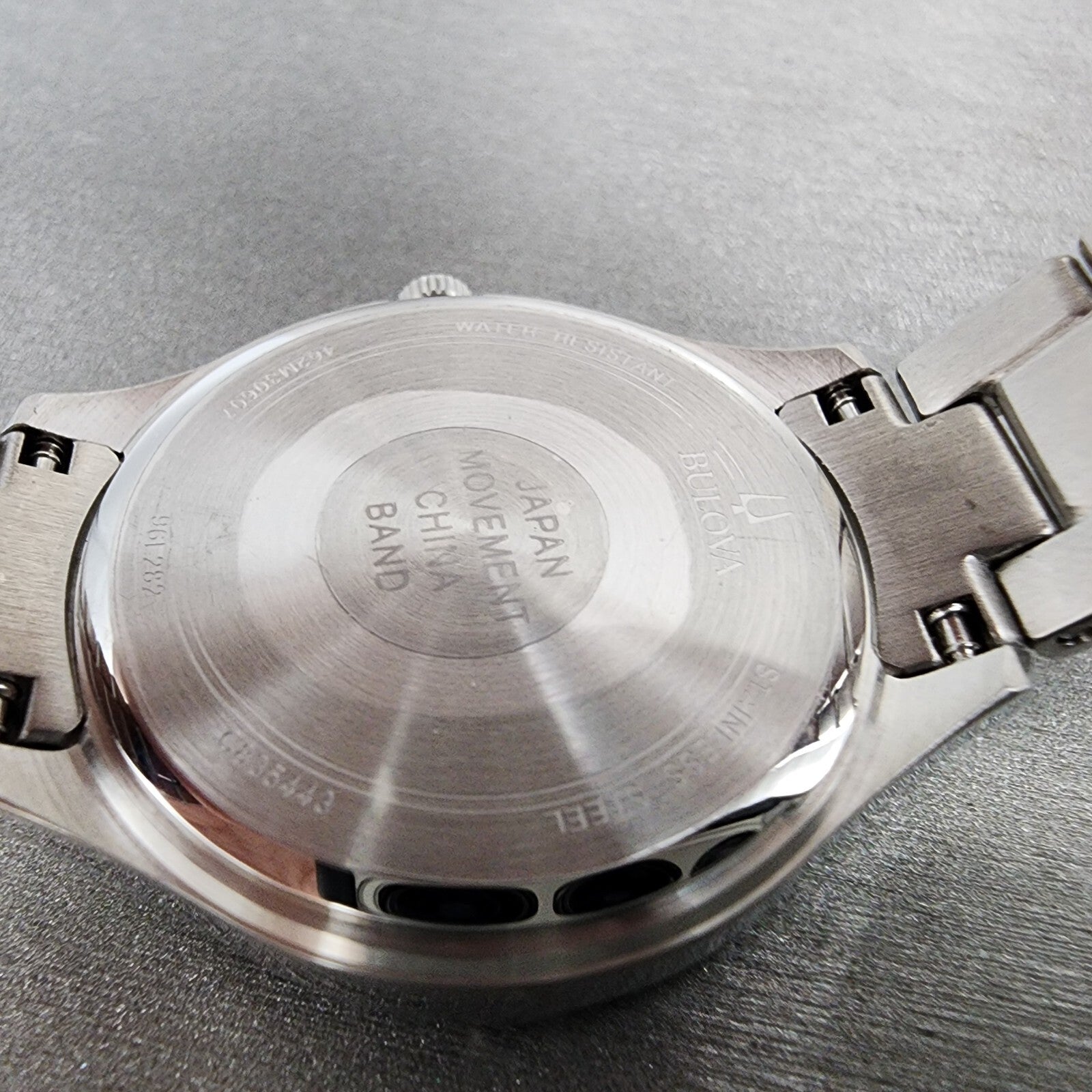 Bulova Crystal Watch Women 32mm MOP Dial Stainless Steel Round 96L28210