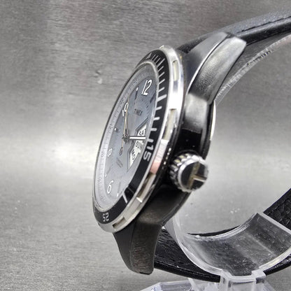 Timex SL Series Perpetual Calendar Watch Men 42mm Silver Dial Steel New Battery2