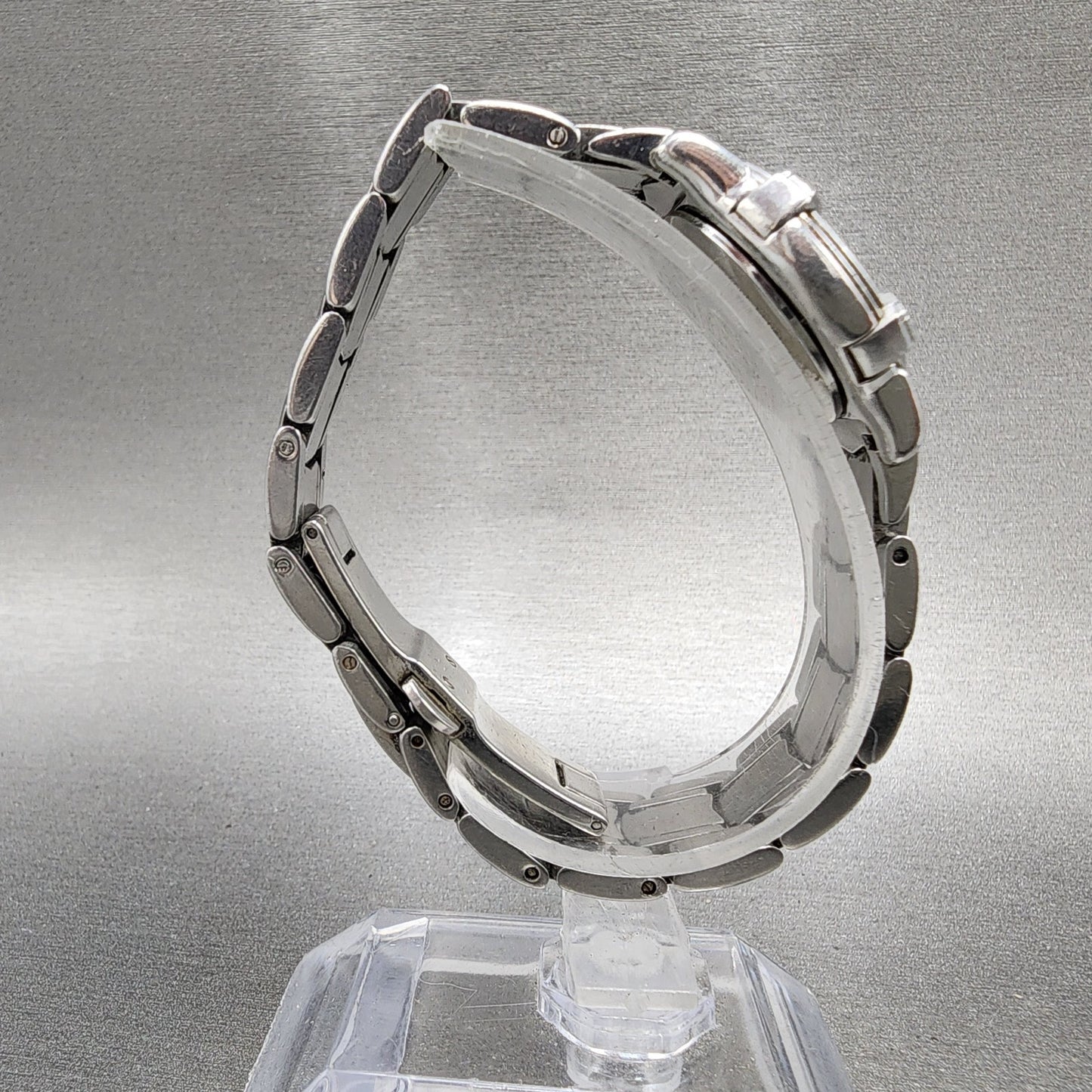 Fendi Orologi Watch Women 26mm White Dial Silver Tone Date Round 3500L PARTS9