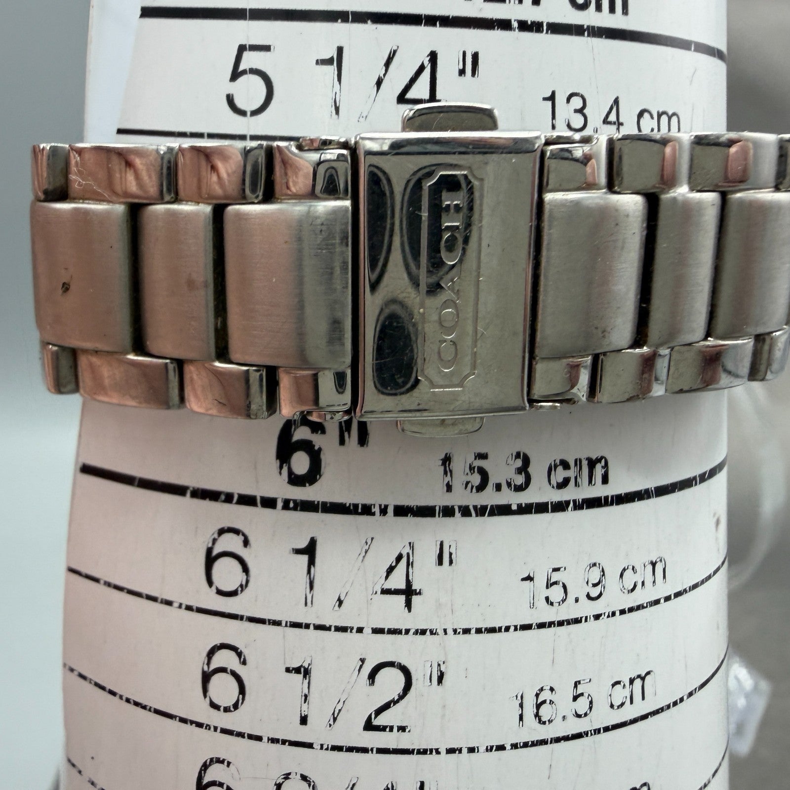 Coach Tristen Watch Women 34mm Silver Dial Silver  Round CA.67.7.14.0689 NewBatt10