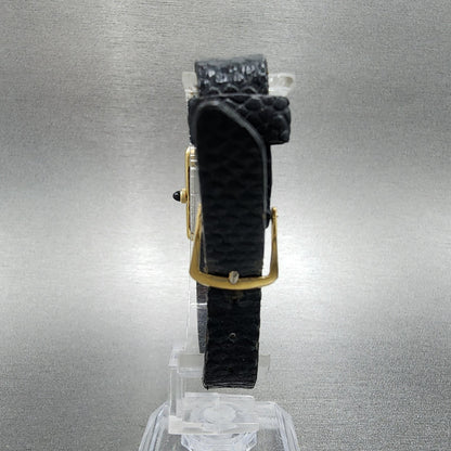 Seiko Tank Watch Women 18mm White Dial Gold Tone Rectangle 14005039 New battery7