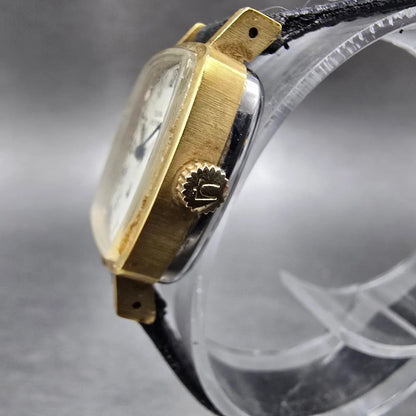 Bulova Accutron Watch Women 20mm White Dial Gold Plated Octagon VTG PARTS3