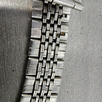 Seiko Bracelet 19mm Stainless Steel Tri Folding Clasp Vintage9